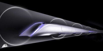 Así serían las "cápsulas" diseñadas por Elon Musk, fundador de Tesla. Cada una tendría capacidad para 28 personas