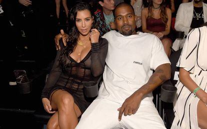 Kanye y Kim Kardashian, el pasado mes de agosto en Nueva York.