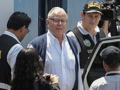 El expresidente peruano Pedro Pablo Kuczynski, en el momento de su detención en 2019.