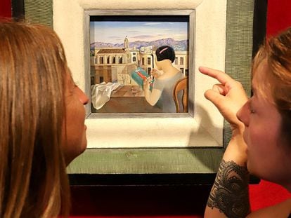 'Noia de Figueres' de Salvador Dalí al museu del pintor a Figueres. 