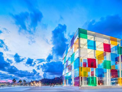 Centre Pompidou Málaga, ubicado en el espacio El Cubo, en el Muelle 1.