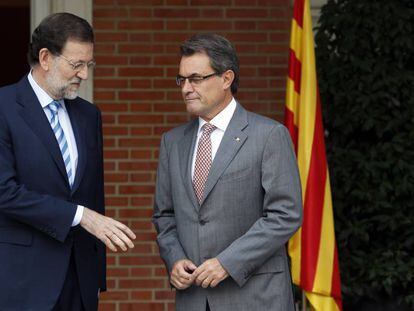 Mariano Rajoy y Artur Mas, en septiembre de 2012.