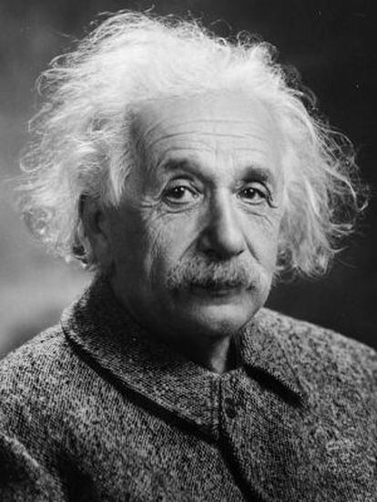 Albert Einstein, cuando ya era un famoso físico en EE UU.