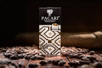 Tableta de chocolate Pacari.