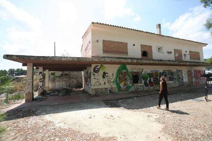 El restaurante abandonado en Riudecanyes.