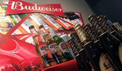 Una serie de cervezas pertenecientes al grupo AB Inveb.