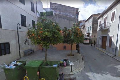 Calle Mart&iacute; Metge en la localidad mallorquina de Inca, donde ocurrieron los hechos. 