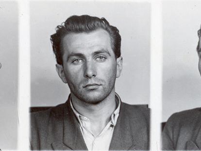 Sobre estas líneas, foto de la ficha policial de Miroslav Dvoracek, el espía que fue delatado y detenido en 1950.