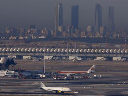 Aeropuerto de Madrid-Barajas.