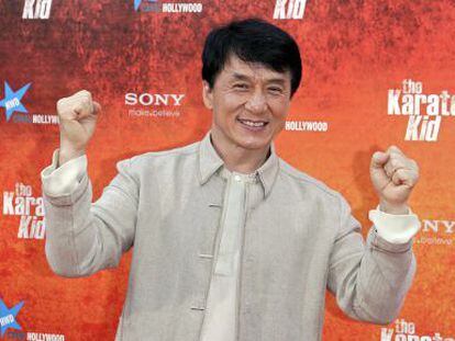 El actor Jackie Chan, en un estreno.