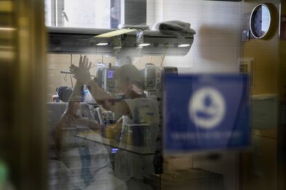 La UCI del Hospital Vall d'Hebron de Barcelona.