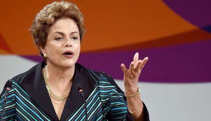 Rousseff en la presentación de los Juegos de Río 2016.