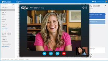 Integración de Skype en Outlook