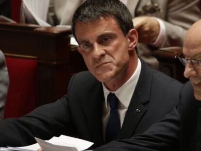 Manuel Valls, a l'assemblea francesa.