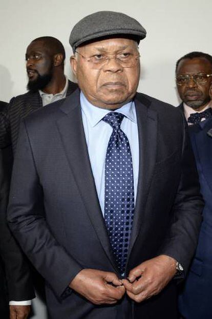 Etienne Tshisekedim en junio de 2016 en Bruselas