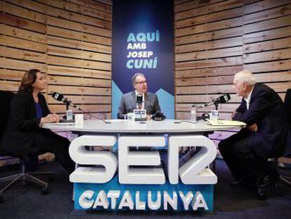Los candidatos se reprochan sus pactos del pasado en el cara a cara en SER Catalunya
