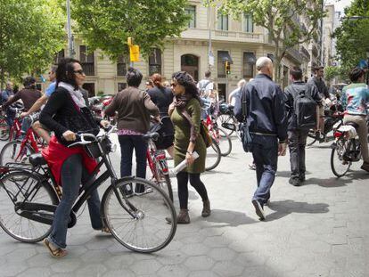 Rutas turísticas en bicicleta por el centro de Barcelona