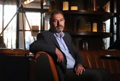 Enric Tria, CEO of Taurus, poses at a hotel in Madrid.