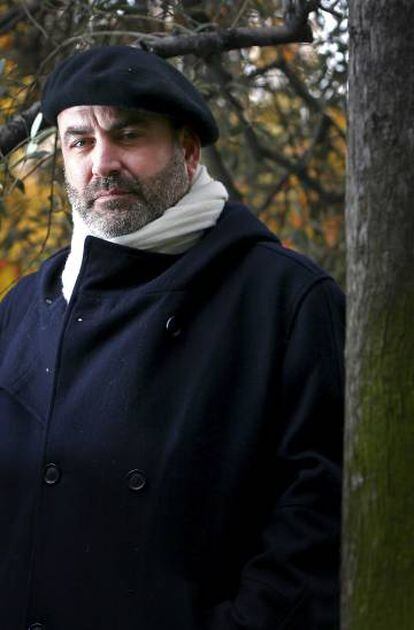 El escritor Ernesto Pérez Zúñiga, en Madrid.