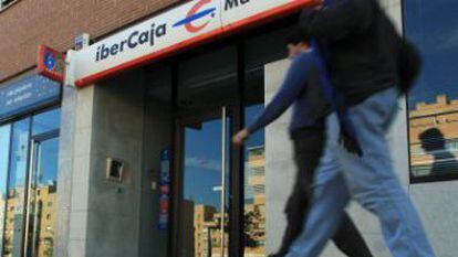 Oficina de Ibercaja en Madrid.