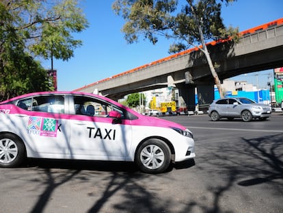 Un taxi de Ciudad de México en una fotografía de archivo.