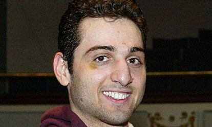 Tamerlan Tsarnaev, el sospechoso del atentado de Boston, abatido por la polic&iacute;a. 