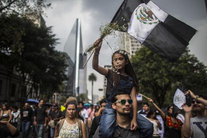 Periodistas protestaron en la Ciudad de México en agosto pasado por el asesinato de profesionales.