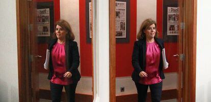Soraya Sáenz de Santamaría, el pasado octubre.