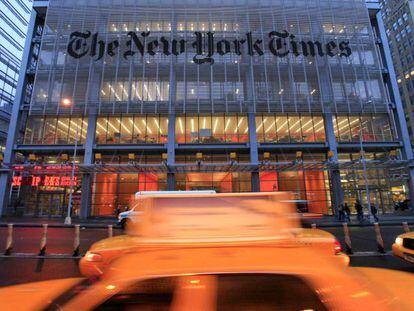 La sede de 'The New York Times', en Nueva York. En vídeo, el spot del diario.