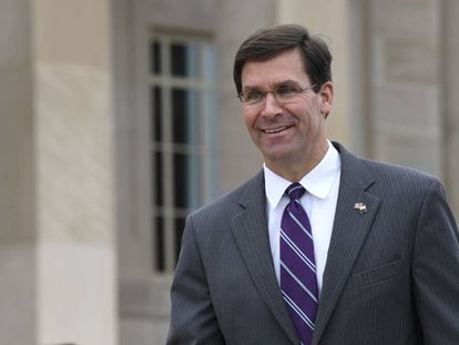 Mark Esper, nominado como nuevo secretario de Defensa por Donald Trump, en una imagen del pasado 8 de julio.