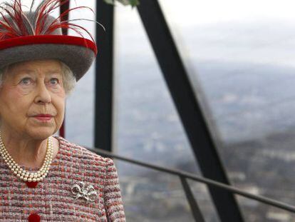 La reina Isabel II, en una visita a la City de Londres, en 2010. 