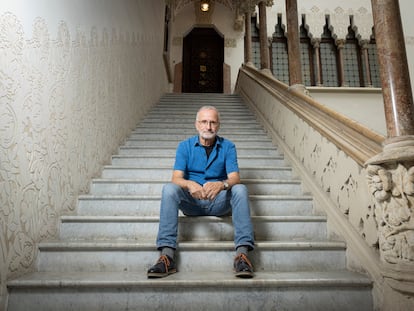 Ramón López de Mántaras, profesor del CSIC, en el Palau Macaya de Barcelona, el pasado 6 de julio.