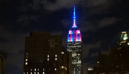 L'Empire State Building, blaugrana.