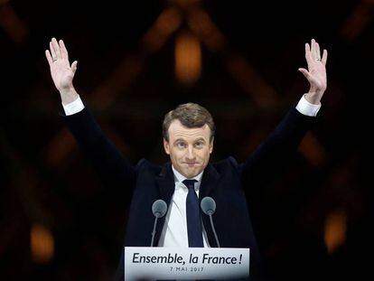 Macron, la nit electotral.