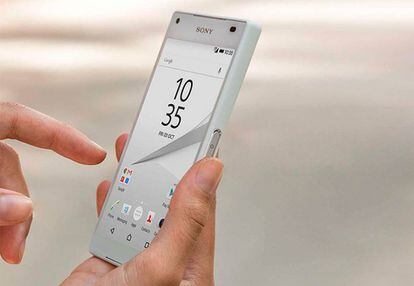 Algunos móviles de Sony cuentan con lector de huellas lateral
