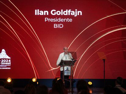Ilan Goldfajn, presidente del BID, habla durante el foro empresarial Una Visión para el Crecimiento Regional y el Programa BID para las Américas.