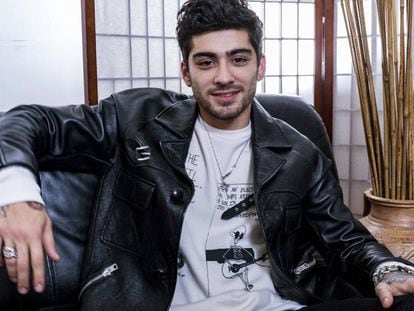 Zayn Malik, en la promoción de su biografía 'Zayn', en California.