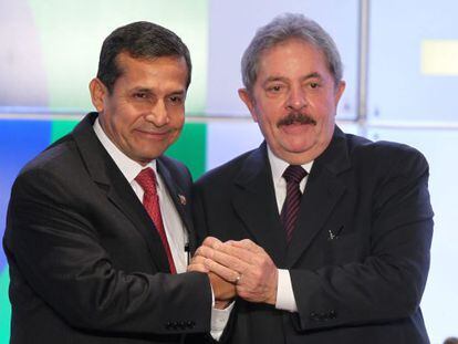 Humala y Lula da Silva, este miércoles en Lima.