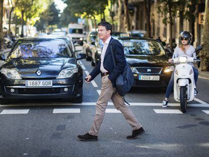 Manuel Valls, ex primer ministro francés y actual candidato a la alcaldía de Barcelona.