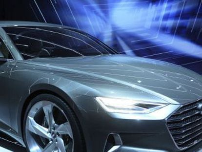 El responsable de la división de Desarrollo Electrónico de Audi, Ricky Hudi, participa en la presentación de Audi Prologe en el ámbito de la Feria de Electrónica de Consumo CES en Las Vegas.
