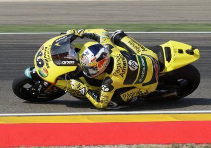 Maverick Viñales, durante el Gran Premio de Aragón de motociclismo