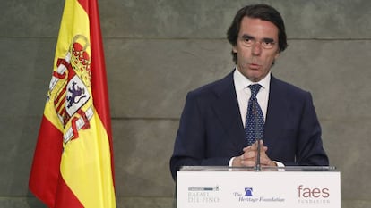 José María Aznar, en una imatge d'arxiu.