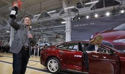 Elon Musk, consejero delegado de Tesla Motors, en 2012.