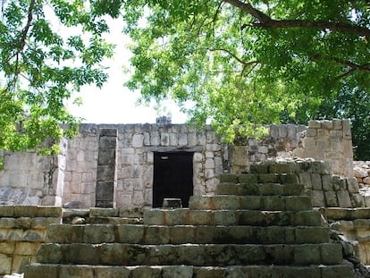 Uno de los edificios de Chichén Viejo.