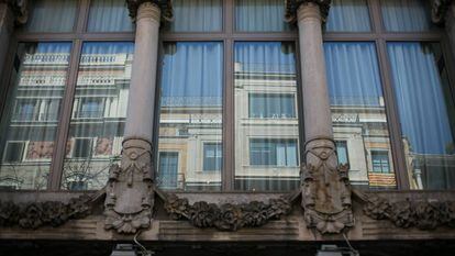 Fachada de la Conselleria de Economia de la Generalitat.