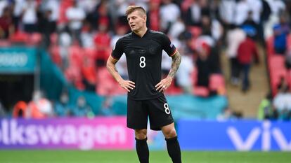 Último partido del internacional alemán Toni Kroos contra Inglaterra en Wembley.