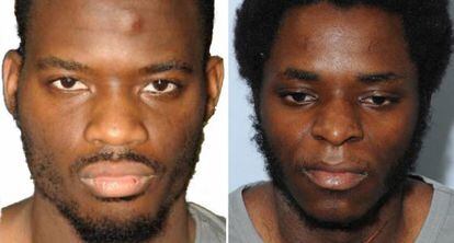 Retratos de la policía británica de Adebalojo y Adebowale.