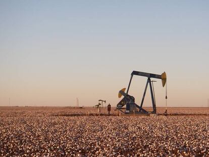 Bomba de varilla en Andrews (cuenca del P&eacute;rmico, Texas).