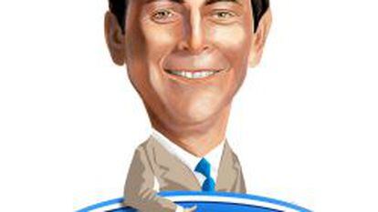 Caricatura del nuevo consejero delegado de Ford, Mark Fields.