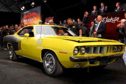 Mustang presentado en una subasta de Barrett-Jackson